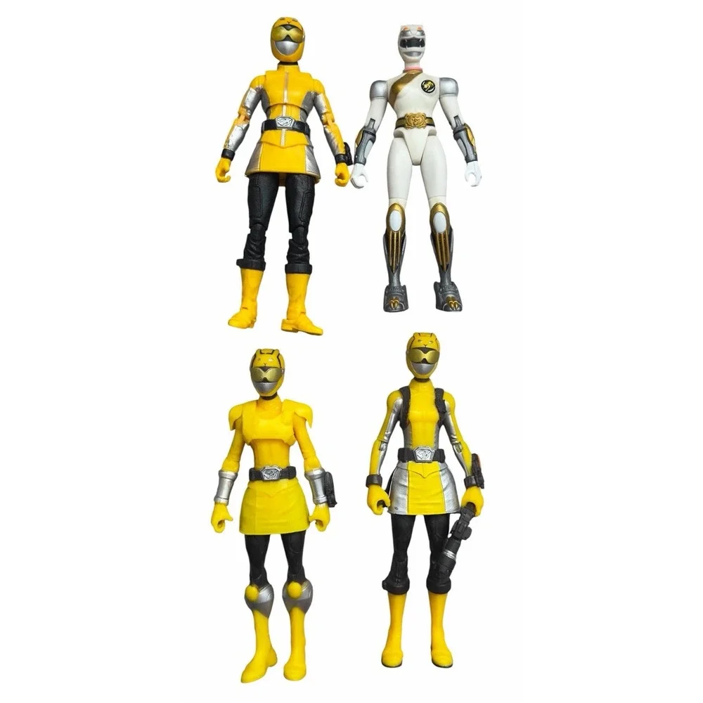Power Rangers Beast Morphers Yellow Ranger Action Figure Mixed Lot